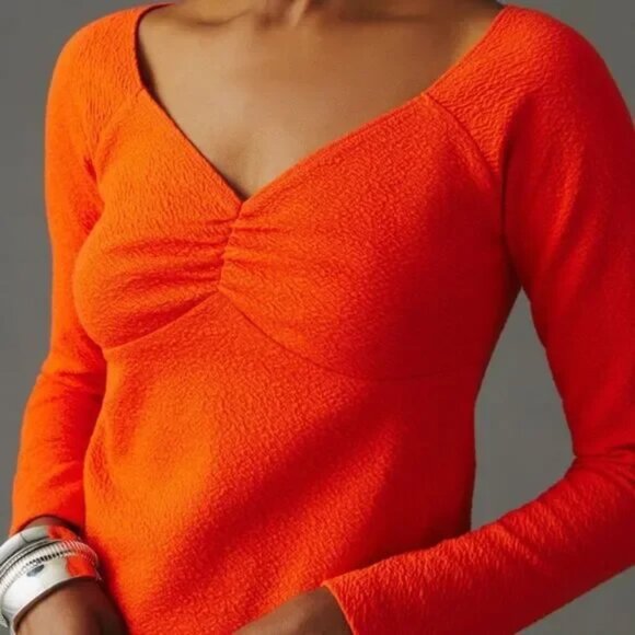 Maeve Sweetheart top NEW (orange) - Picture 3 of 4